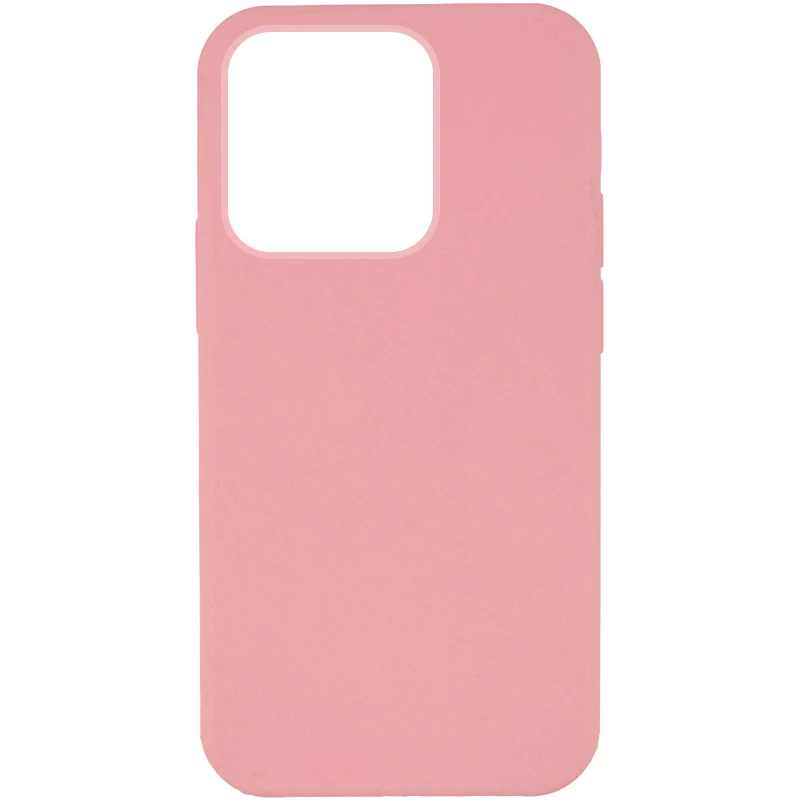 Чохол з закритим низом Silicone Case на Apple iPhone 13 Pro (6.1") – Рожевий / Pink. Фото 2 з 4