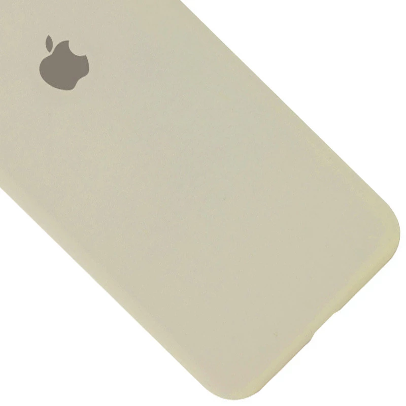 Чохол Silicone Case з закритим низом на Apple iPhone XS (5.8") – Бежевий / Antigue White. Фото 3 з 3