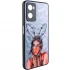 Стеклянный чехол Prisma Ladies на Oppo A57s – Rabbit. Фото 2 из 5
