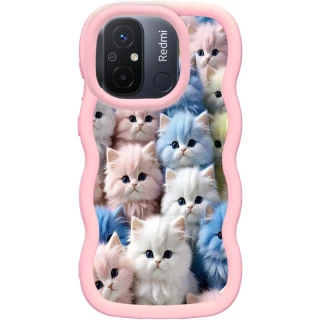 Чехол Cloudy in sky для Xiaomi Redmi 12C / Poco C55 — Kittens