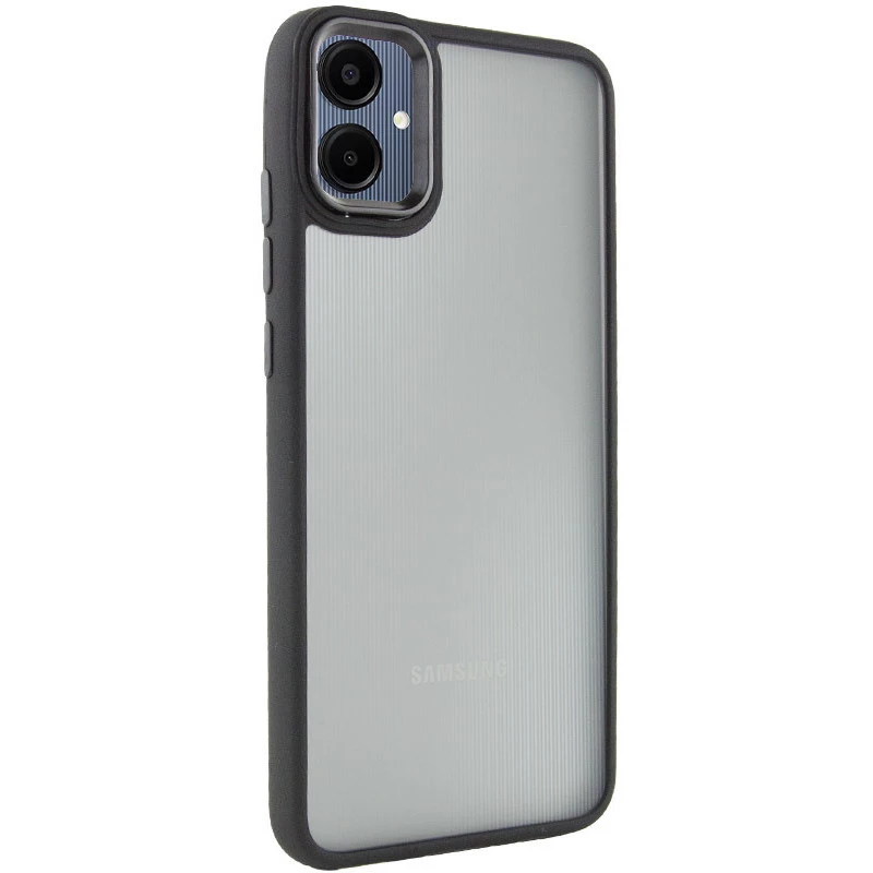 Чохол TPU+PC Lyon Frosted на Samsung Galaxy A06 – Black. Фото 1 з 7