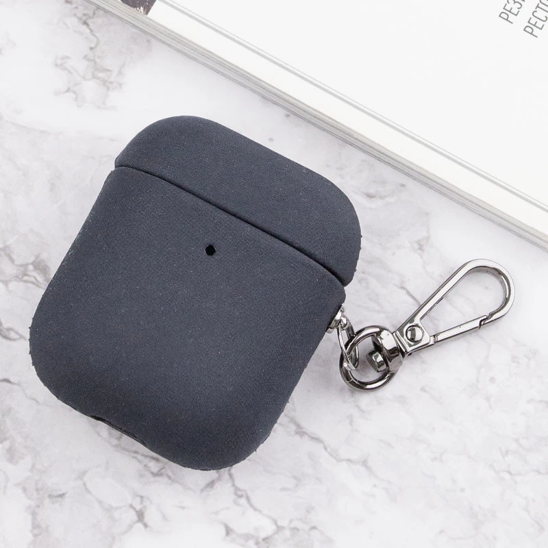 Футляр FineWoven (AAA) для Apple AirPods 1/2 – Black. Фото 5 з 8