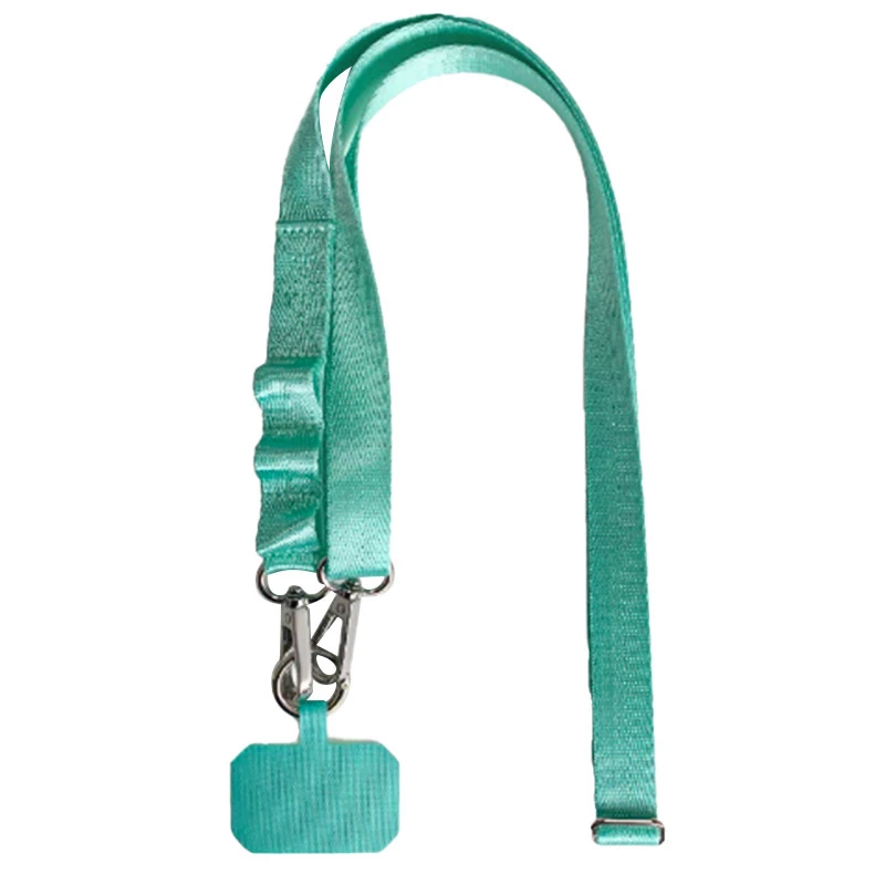 Шнурок широкий с двумя креплениями (2см) 140см – Mint. Фото 2 из 2