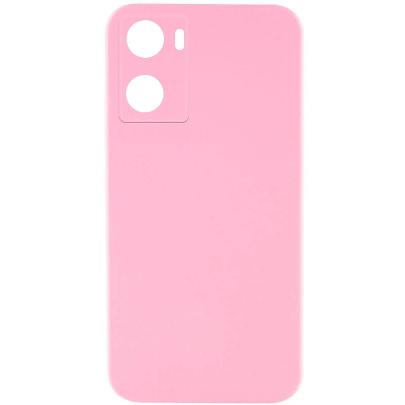 Чохол Silicone Case Lakshmi Premium із закритою камерою для Oppo A57s – Рожевий / Light pink. Фото 1 з 2