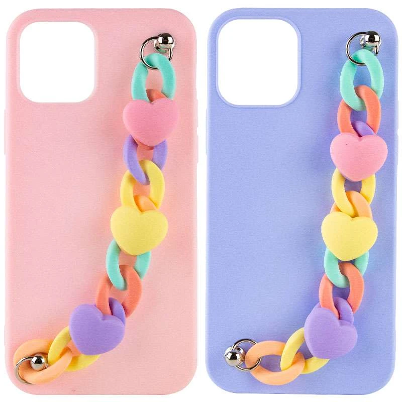 Чохол Heart з ланцюгом на Apple iPhone 12 (6.1") фото 1 з 1