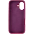 Чехол Silicone Case с закрытым низом для Apple iPhone 16 Pro – Бордовый / Maroon. Фото 8 из 15