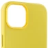 Шкіряний чохол Leather Case з MagSafe на Apple iPhone 12 (6.1") – Yellow. Фото 5 з 9