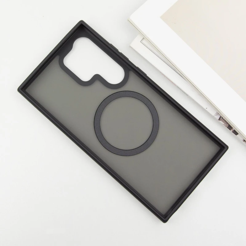 Чохол Ummi Colorful with MagSafe для Samsung Galaxy S24 Ultra – Чорний / Black. Фото 3 з 6