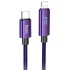 Дата кабель Hoco U125 Benefit 27W Type-C to Lightning (1.2m) – Purple. Фото 1 з 5