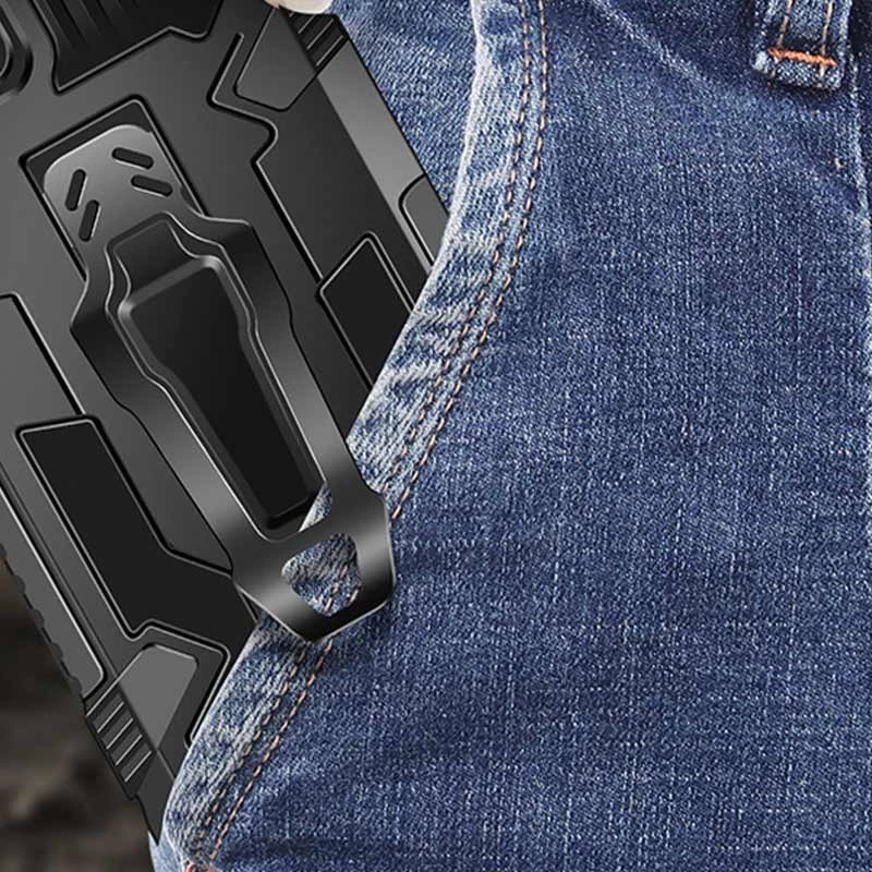 Протиударний чохол Defender Clip на Xiaomi Poco X5 5G – Black. Фото 2 з 5