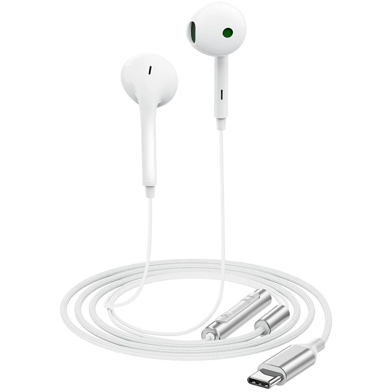 Стерео навушники Acefast L7 Type-C – White. Фото 3 з 5