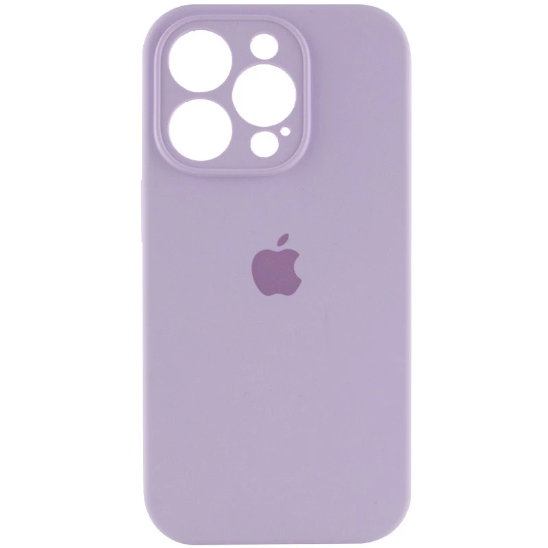 

Чехол Silicone Case с защитой камеры для Apple iPhone 15 Pro (6.1") (Сиреневый / Lilac), Бузковий / lilac