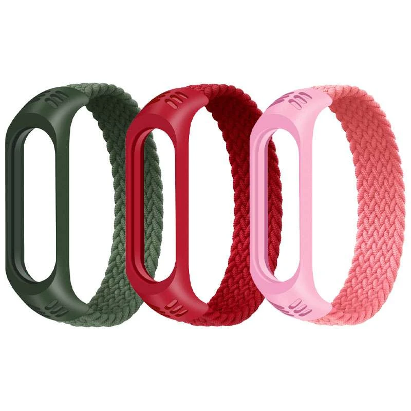 

Тканинний монобраслет Braided Solo Loop для Xiaomi Mi Band 3/4/5/6 (M)