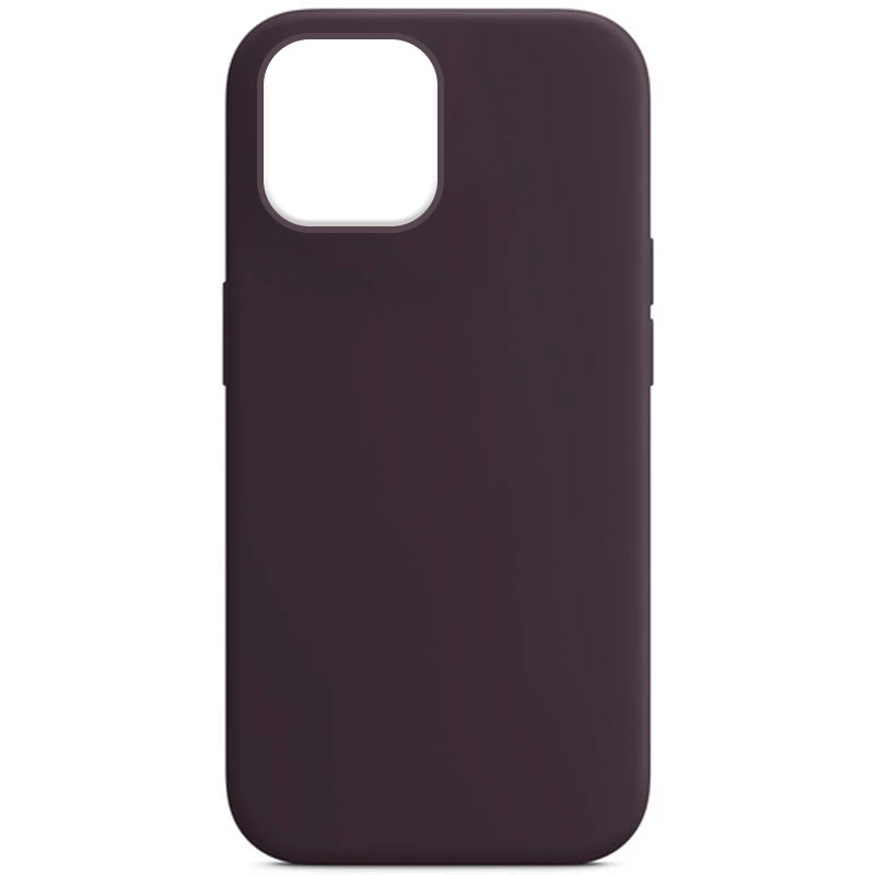 

Чохол з заркитим низом Silicone Case на Apple iPhone 14 (6.1") (Фіолетовий / Elderberry)