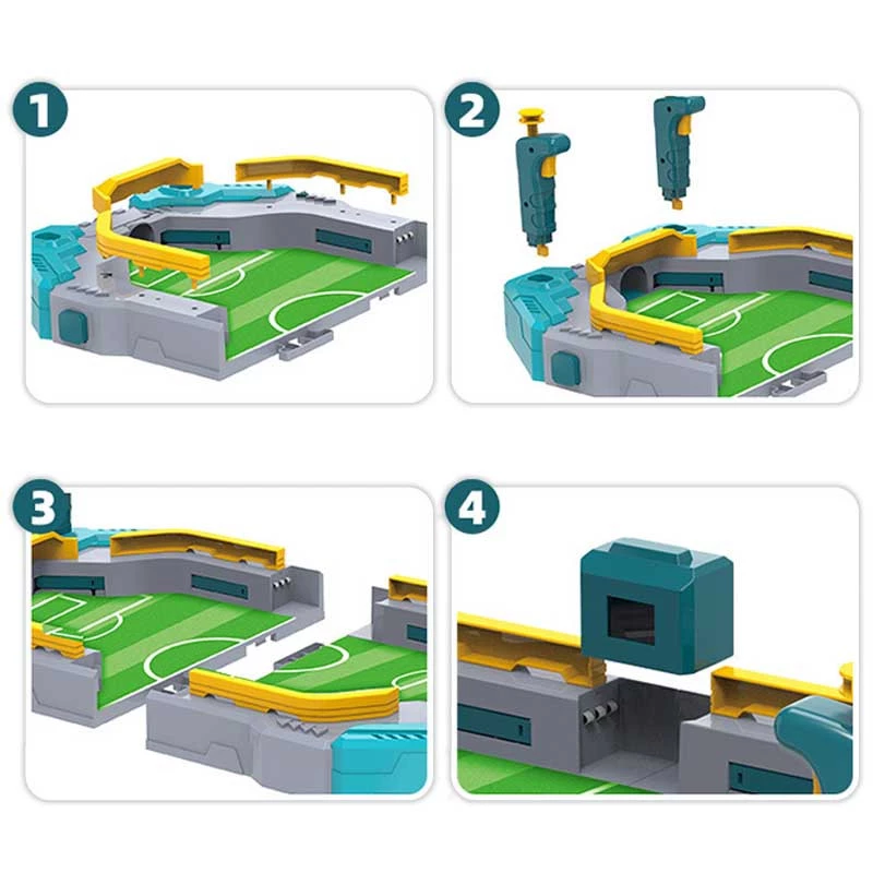 Настільний футбол Ummi 2021-12 Electric Toy – Blue / Grey. Фото 2 з 7