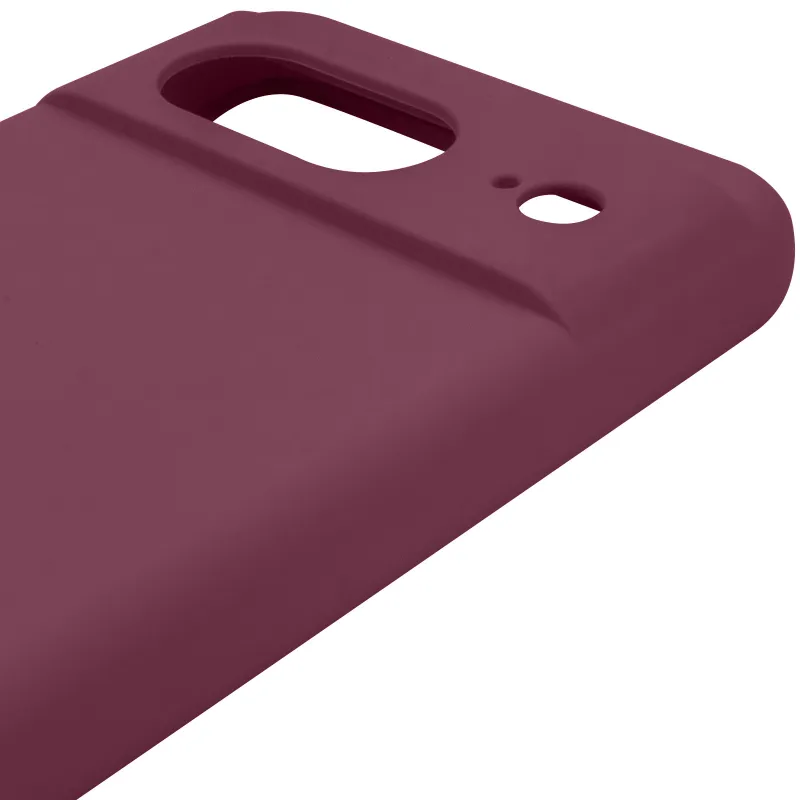 Чохол Silicone Case Lakshmi Premium із закритою камерою для Google Pixel 8a – Бордовий / Plum. Фото 5 з 6