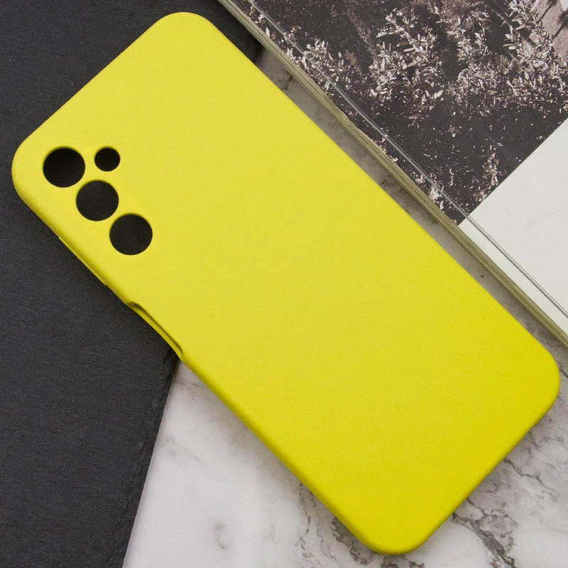 Чохол Silicone Case Lakshmi Premium із закритою камерою для Samsung Galaxy A15 4G/5G – Жовтий / Yellow. Фото 5 з 7