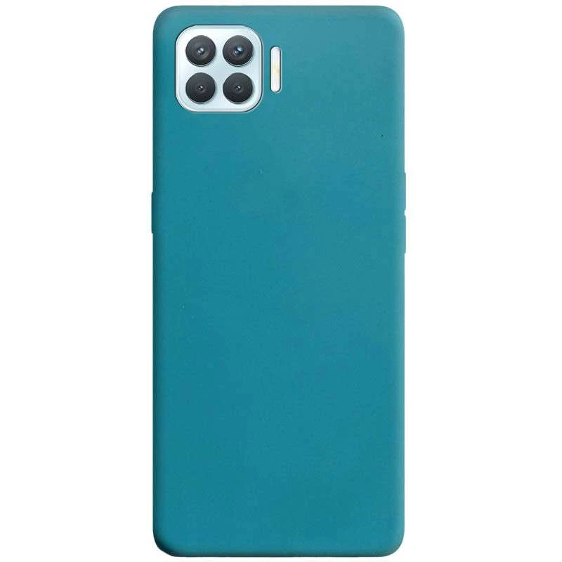 

Кольоровий силіконовий чохол на Oppo Reno 4 Lite (Синій / Powder Blue)
