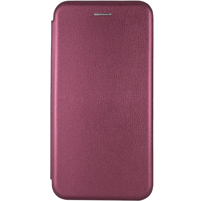 Чохол-книжка класичний на Xiaomi Redmi Note 17 Pro – Бордовий. Фото 1 з 5