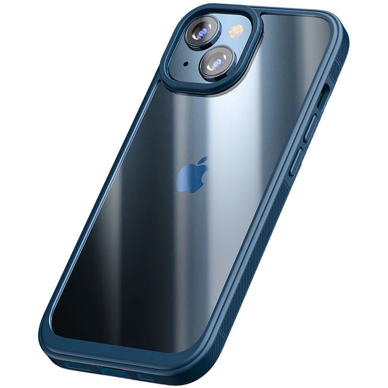 Силиконовый чехол с плотным ободком для Apple iPhone 15 (6.1") – Blue. Фото 4 из 4