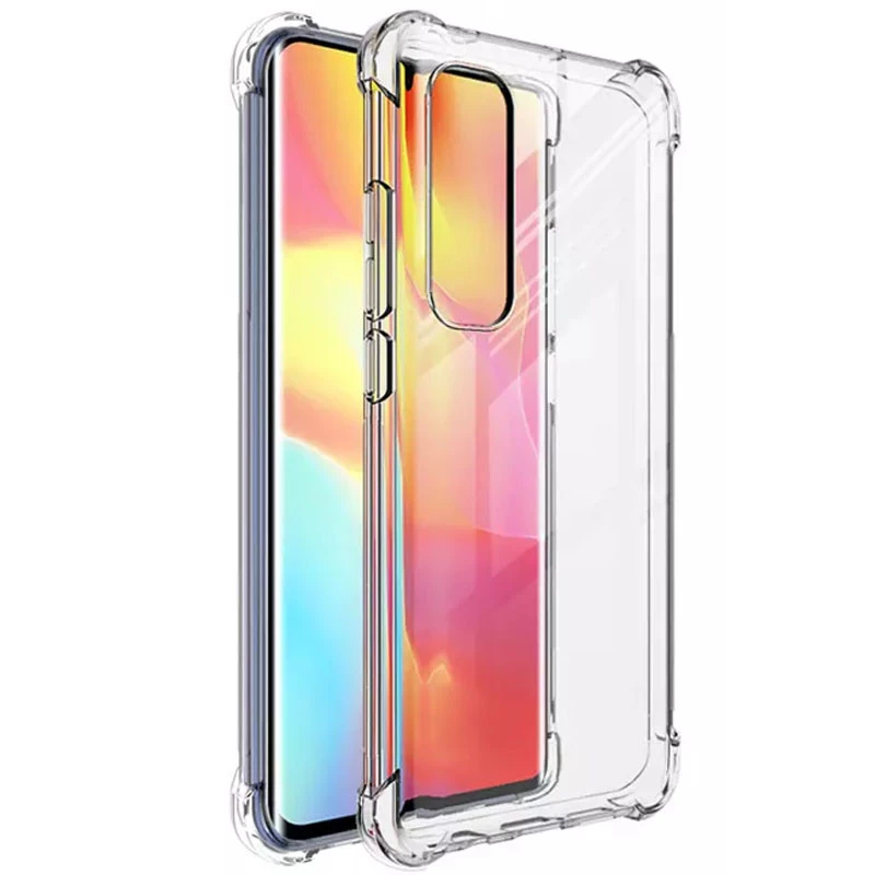 

Силиконовый чехол с крытыми бортами для Xiaomi Mi Note 10 Lite (Бесцветный (прозрачный)), Безбарвний (прозорий)
