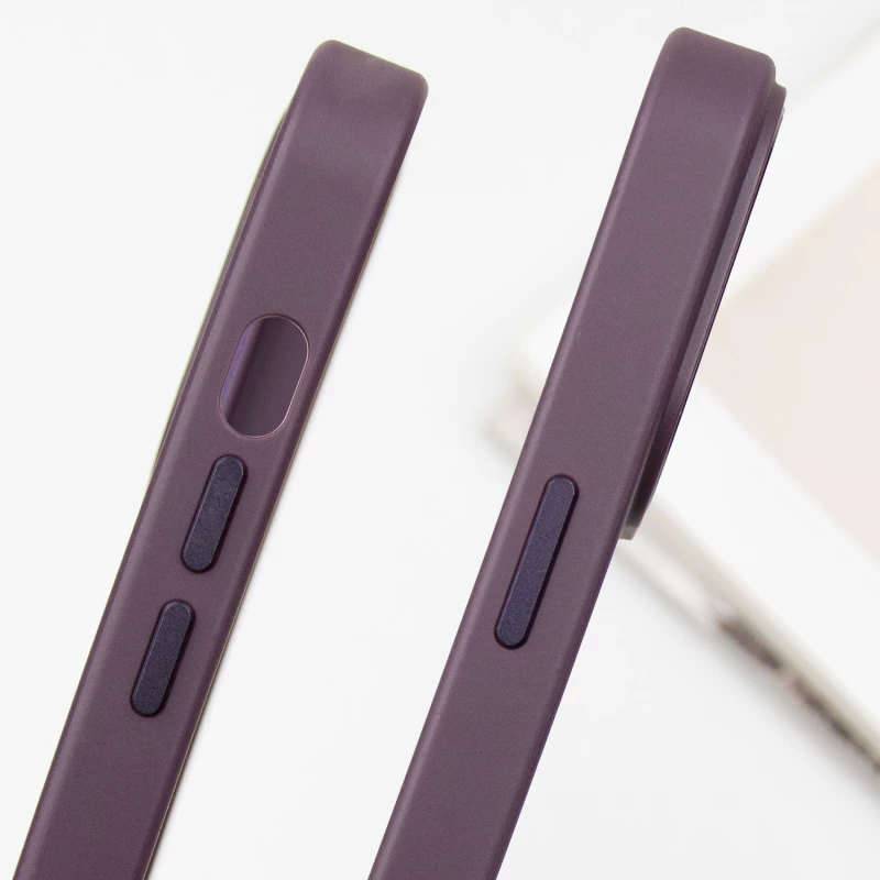 Шкіряний чохол з MagSafe на Apple iPhone 12 Pro Max (6.7") – Dark Purple. Фото 9 з 11