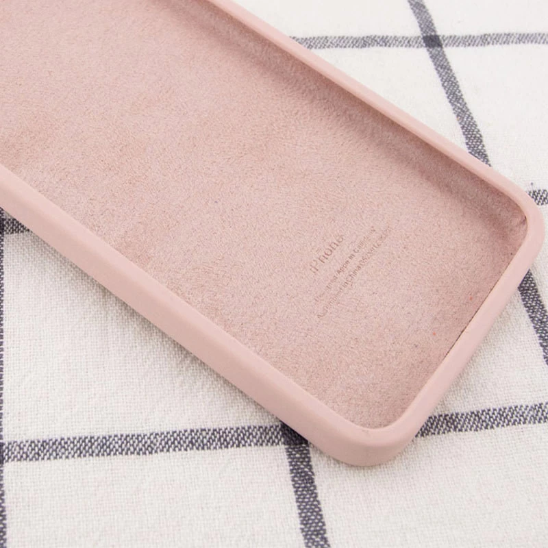 Чехол Silicone Case Square L с защитой камеры для Apple iPhone 11 (6.1") – Розовый / Pink Sand. Фото 3 из 3
