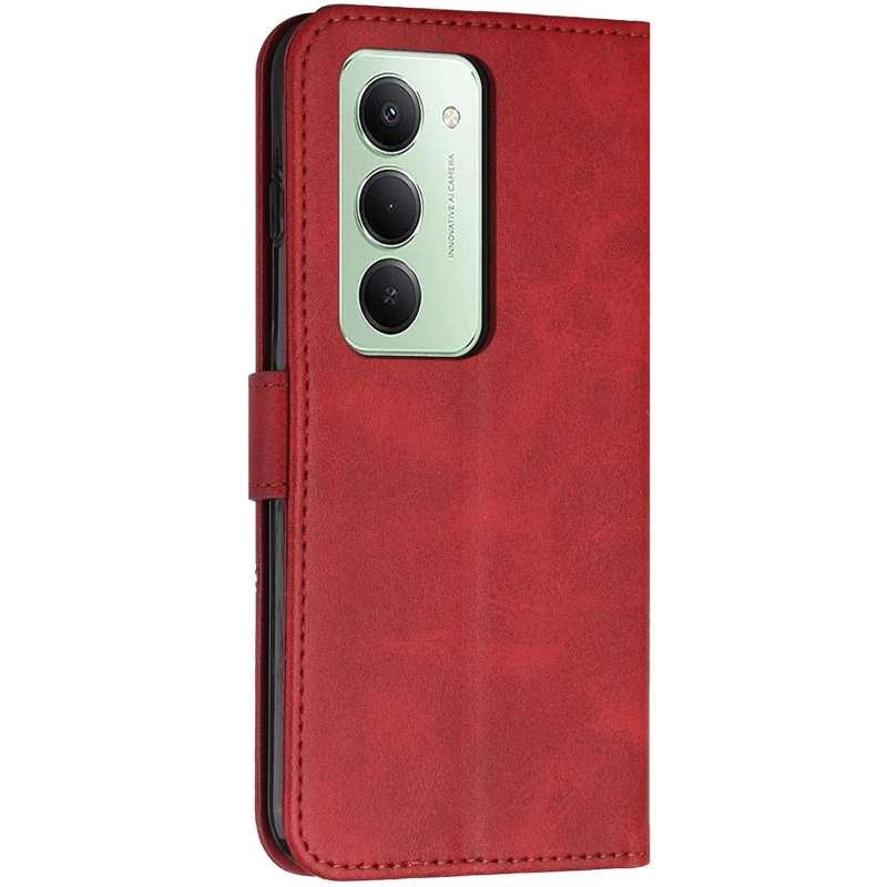 Кожаный чехол-книжка Jet Cover для Xiaomi Redmi 15 (EU) – Red. Фото 4 из 6