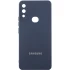 Чохол Silicone Case Lakshmi Premium L з закритою камерою на Samsung Galaxy A10s – Темно-синій / Midnight blue. Фото 1 з 1