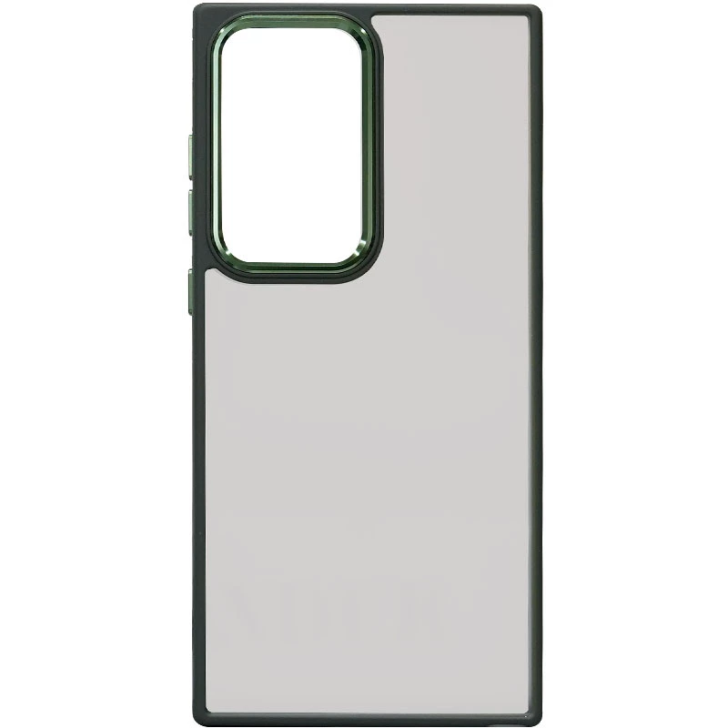 Защитный чехол TPU+PC матовый Samsung Galaxy S25 Ultra – Dark Green. Фото 1 из 3