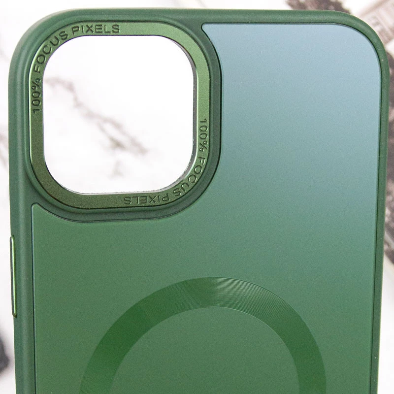 Силіконовий сапфіровий чохол з MagSafe на Apple iPhone 15 Plus (6.7") – Зелений / Forest green. Фото 12 Силіконовий сапфіровий чохол з MagSafe на Apple iPhone 15 Plus (6.7") – Зелений / Forest green. Фото 12 з 13