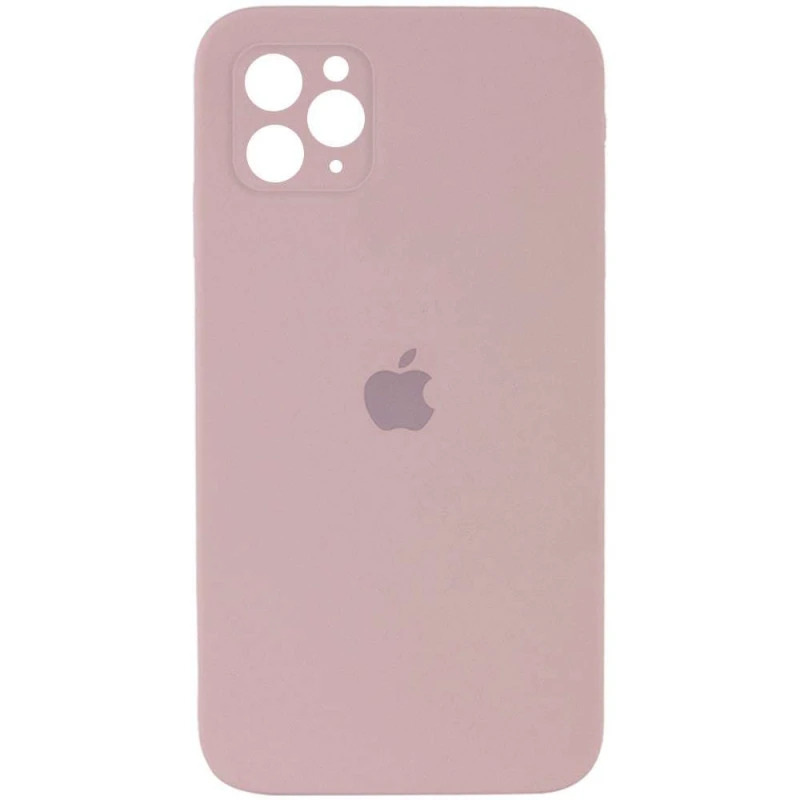 

Чехол Silicone Case Square с защитой камеры для Apple iPhone 11 Pro Max (6.5") (Розовый / Pink Sand), Рожевий / pink sand