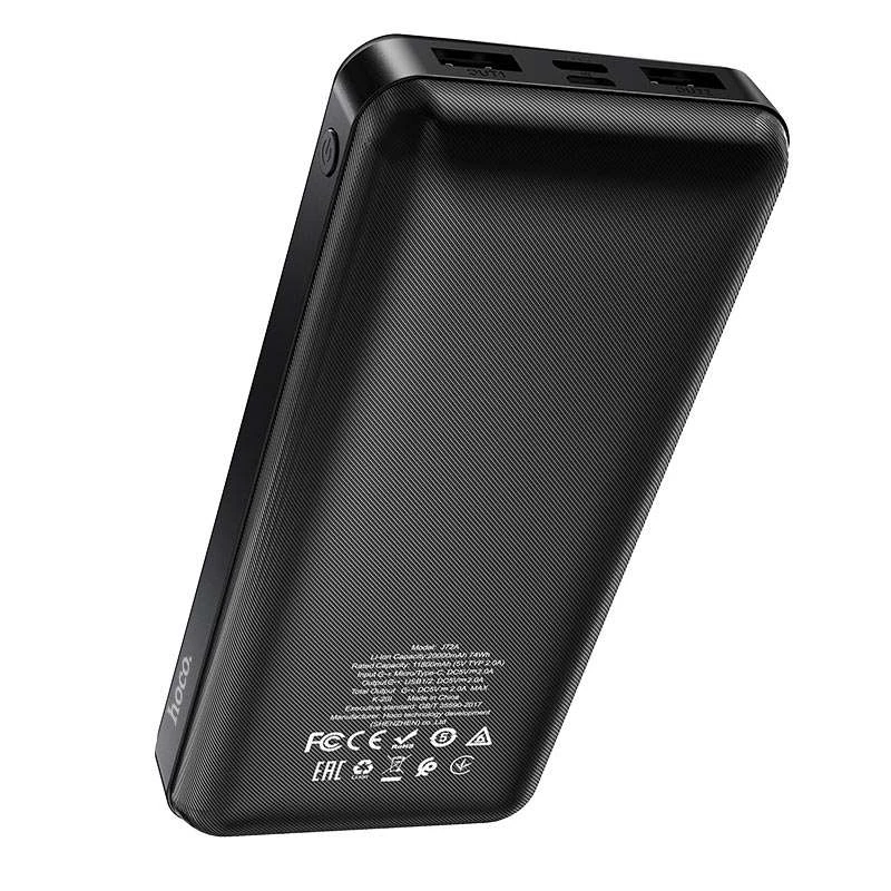 Портативний зарядний пристрій Power Bank Hoco J72A 20000 mAh – Чорний. Фото 4 з 6