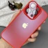 Силіконовий сапфіровий чохол з захистом камери на Apple iPhone 14 (6.1") – Червоний / Red. Фото 3 з 8