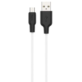 Дата кабель Hoco X21 Plus Silicone MicroUSB Cable (1m) фото 1 з 6