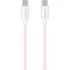 Дата кабель Gelius iCable GP-UCN010 Type-C to Type-C 60W (1.2m) – Pink. Фото 1 з 3
