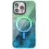 Силіконовий чохол Shiny Mountain (MagFit) для Apple iPhone 14 Pro Max (6.7") – Green / Blue. Фото 1 з 2