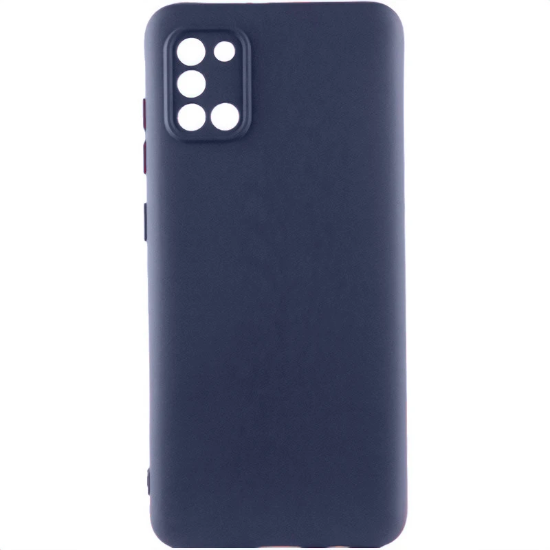 Кольоровий силіконовий чохол GETMAN із закритою камерою для Infinix Smart 10 – Синій / Midnight Blue. Фото 1 з 1