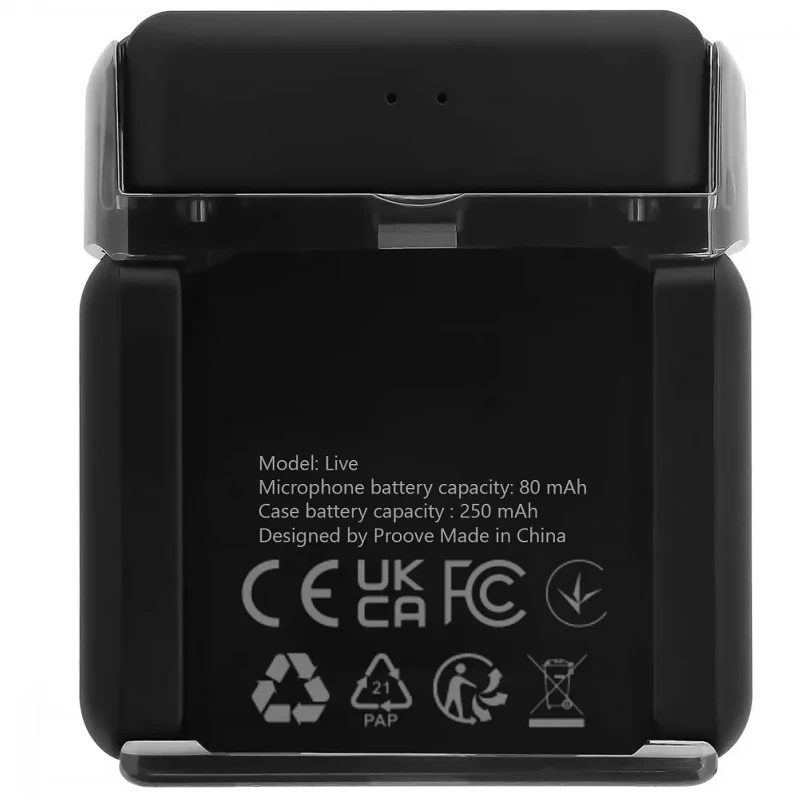 Петличный беспроводной микрофон Proove Live – Black. Фото 6 из 6