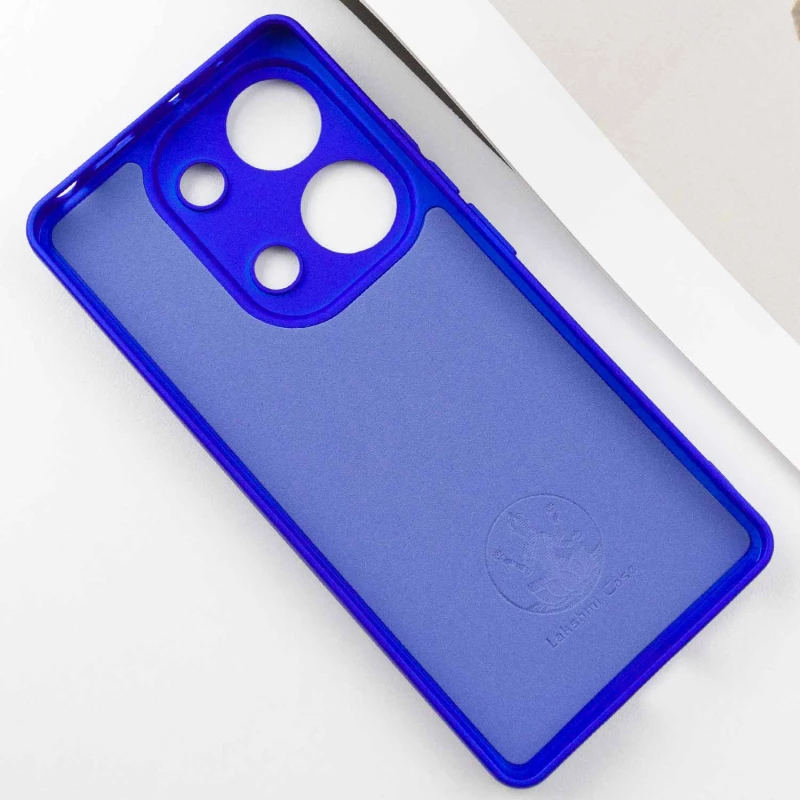 Чохол Silicone Case Lakshmi Plus з закритою камерою на Xiaomi Redmi Note 13 Pro 4G – Синій / Iris. Фото 3 з 7