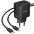 МЗП Hoco N83 Profit PD40W (1USB-C) + кабель Type-C to Type-C – Black. Фото 4 з 4