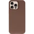 Чохол з закритим низом Silicone Case на Apple iPhone 16 Pro Max – Коричневий / Brown. Фото 3 з 6