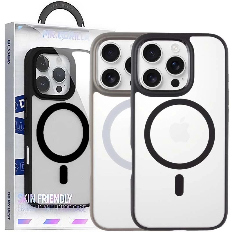 TPU+PC чохол Blueo Skin Friendly Frosted with MagSafe для Apple iPhone 16 Pro фото 2 з 5