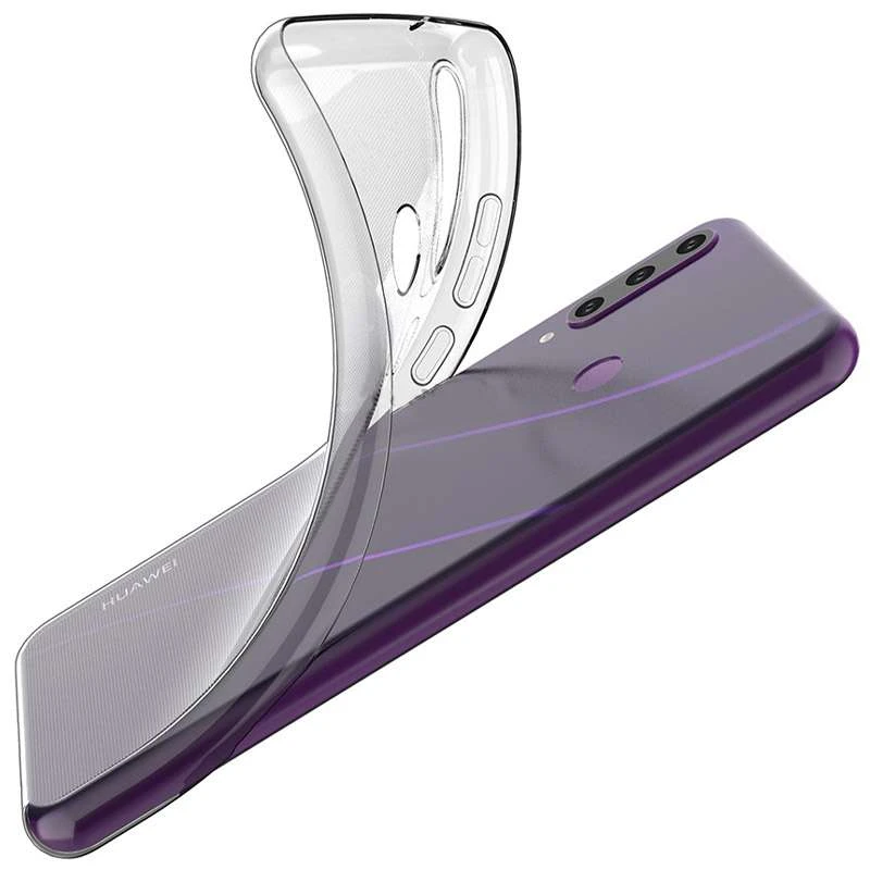 Ультратонкий силиконовый чехол 1 мм для Huawei Y6p – Бесцветный (прозрачный). Фото 6 из 6