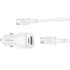 АЗП Borofone BZ34B Cloud PD20W+QC3.0 total 38W (1USB-A/1C) + кабель Type-C to Type-C – White. Фото 4 з 4
