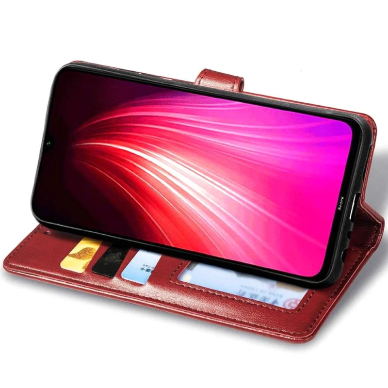 Чехол-книжка GETMAN Gallant  для Xiaomi Redmi Note 12 Pro 5G – Красный. Фото 3 из 4
