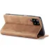 Шкіряний чохол-книжка CaseMe Velvet Nubuck для Samsung Galaxy A12 – Brown. Фото 6 з 6