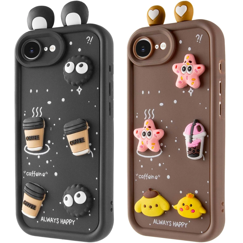Силіконовий чохол Funny Toys with Ears для Apple iPhone 17e (6.1") фото 1 з 3