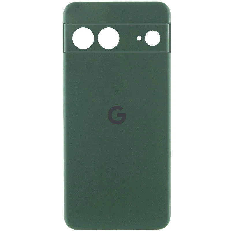 Чехол Silicone Case Lakshmi Premium L с закрытой камерой для Google Pixel 8 – Зеленый / Cyprus Green. Фото 1 из 4