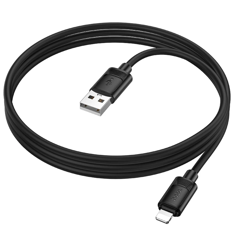 Дата кабель Hoco X122 Benefit USB to Lightning 2.4A (1m) – Black. Фото 5 из 5